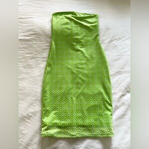 Loleia The Baby Midi Dress in Honeydew